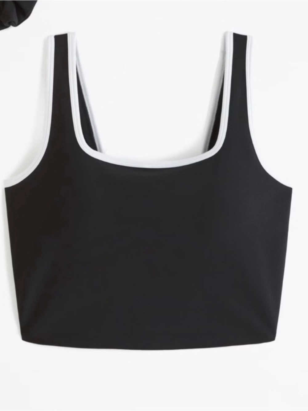 Abercrombie YPB sculptlux square neck bra top